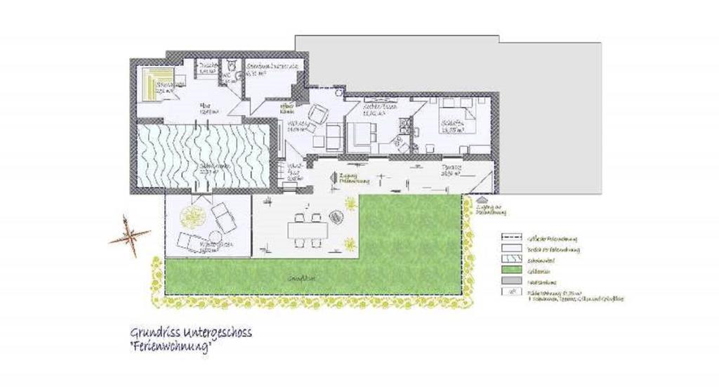 Haus "Am Muehlheimer Berg" Apartamento Mörnsheim Exterior foto